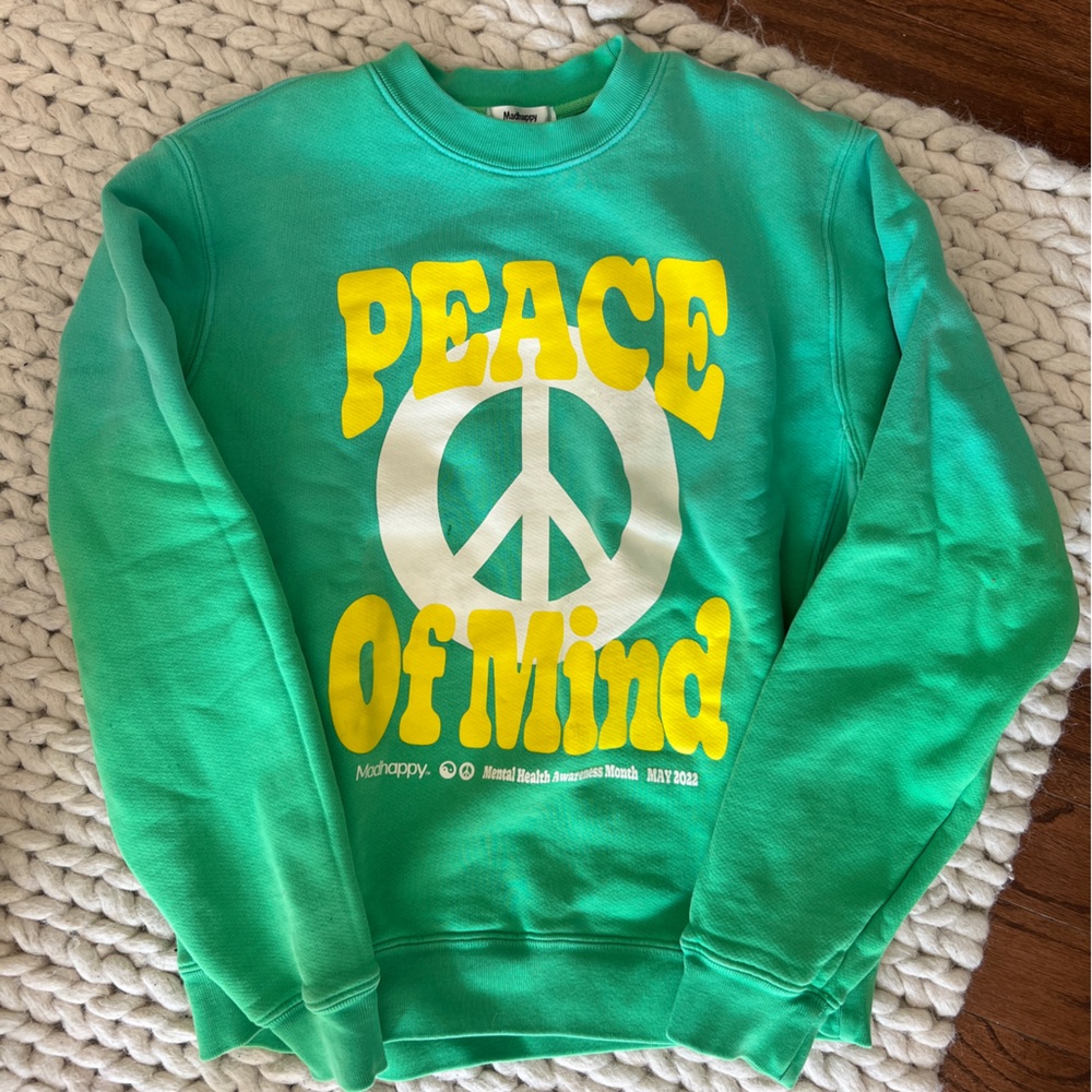Madhappy green crewneck sweatshirt